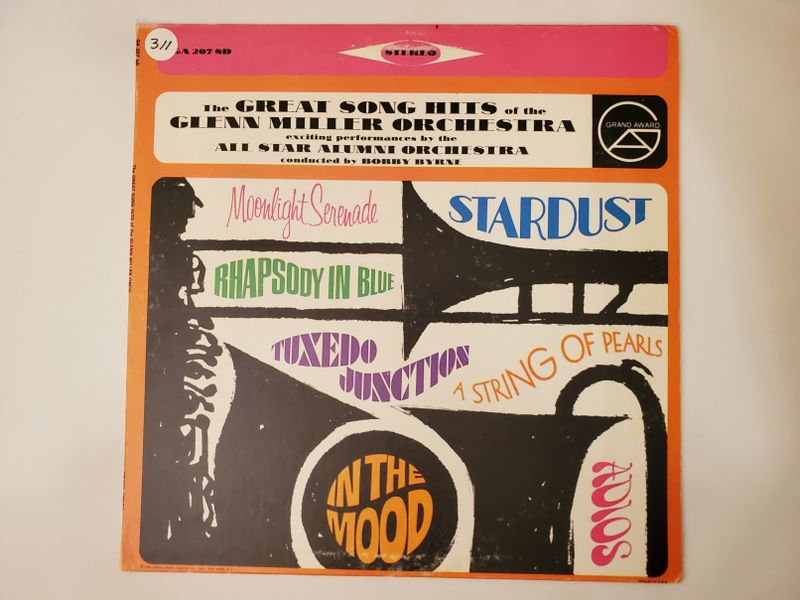 All Star Alumni Orchestra, conducted by Bobby Byrne The Great Song Hits of the Glenn Miller Orchestra vinyl record